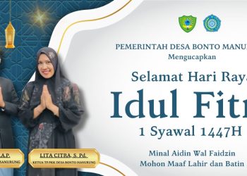 Kades Bontomanurung Ajak Warga Pererat Silaturahmi di Hari Kemenangan