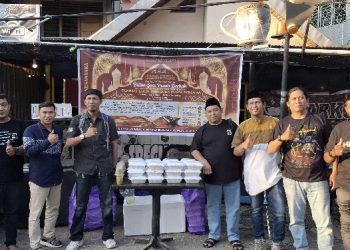Keluarga Besar Redaksi Mata Nusantara Gelar Aksi Bagi Tajil Dan Buka Puasa Bersama Media Partner 