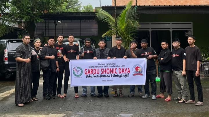 Indahnya Berbagi, Komunitas Gardu Shonic Gelar Buka Puasa Bersama dan Berbagi Takjil di Makassar