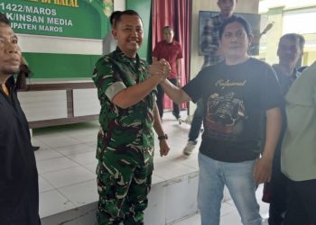 Tingkatkan Sinergitas, Dandim 1422 Kabupaten Maros Menggelar Coffee Morning Bersama Insan Pers