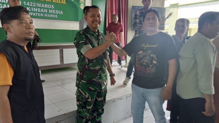 Tingkatkan Sinergitas, Dandim 1422 Kabupaten Maros Menggelar Coffee Morning Bersama Insan Pers