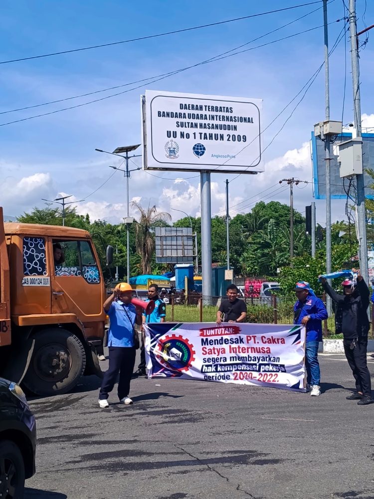 PT. Gapura Angkasa dan PT. Cakra Satya Internusa, Di Demo Terkait Hak Kompensasi Pekerja Periode 2020–2022