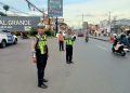 Urai Kemacetan Sore, Sat Lantas Polres Maros Siaga Di Titik Rawan