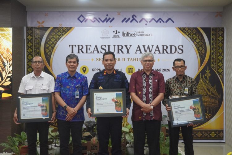 Lapas Kelas II B Kabupaten Maros Sulsel, Raih Penghargaan Pada Treasury Awards KPPN Makassar II