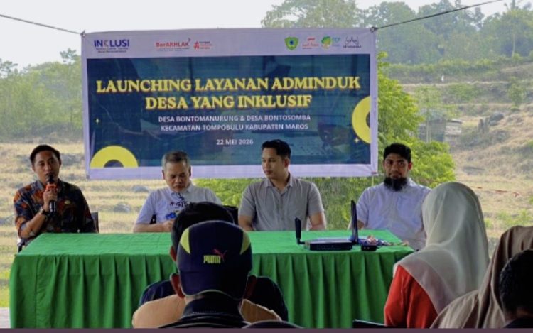 Hadirkan Kemudahan Layanan Adminduk Inklusif, Pemdes Bontomanurung dan Bontosomba Maros Gandeng INCLUSI