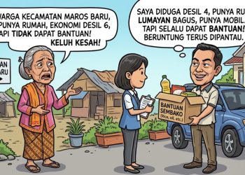 “Jeritan Warga Baju Bodoa: Tak Punya Rumah Masuk Desil 6, Yang Punya Mobil Malah Lancar Terima Bantuan”