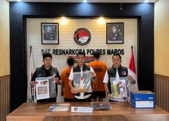 Sindikat Narkoba Lintas Provinsi Digulung di Maros, Polisi Sita 421 Gram Sabu Siap Edar