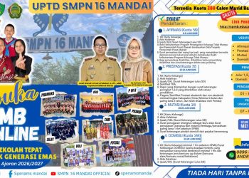 UPTD SMPN 16 Mandai Buka Pendaftaran Siswa Baru TA 2026/2027, Siapkan Kuota 288 Kursi Gratis!
