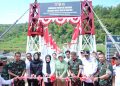 Resmikan Jembatan Perintis Garuda Merah Putih, Bupati Maros: Terima Kasih Pak Presiden dan TNI