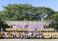 Sambut Hari Bhayangkara ke-80, Ratusan Personel Polres Maros Padati Alun-Alun Gelar Olahraga Bersama