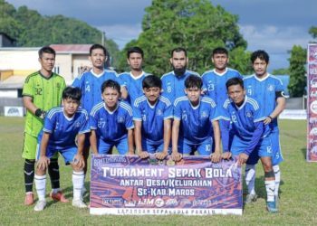 Turnamen Antar Desa Se-Kabupaten Maros: Desa Minasa Baji Siap Tempur Hadapi Desa Damai Sore Ini