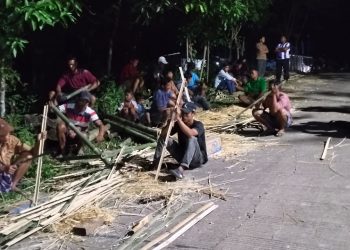 Mantapkan Persiapan HKG PKK Ke-54, Warga Bontomanurung Maros Rela Begadang Percantik Kampung