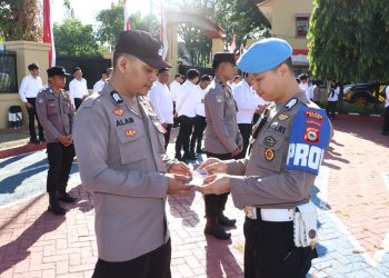 Jaga Integritas dan Kerapian Anggota, Sipropam Polres Maros Gelar Gaktibplin