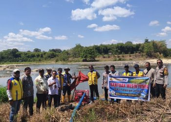 Aksi Cepat “Cari–Temukan–Eksekusi”, BBWS Pompengan Jeneberang Bersama Tim Gabungan Selamatkan 25 Hektar Sawah Terdampak Kekeringan di Maros