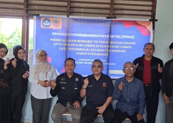 Tingkatkan Kualitas Pendidikan Desa, Politeknik Ujung Pandang Gelar Pelatihan TIK dan Canva di SDN 80 Kuri Lompo