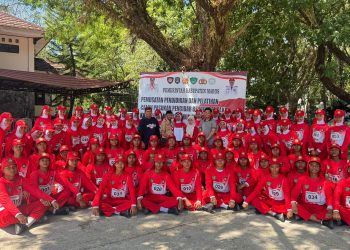 Bentuk Apresiasi dan Perlindungan Generasi Muda, Pemkab Maros Serahkan Kepesertaan BPJS untuk Paskibraka