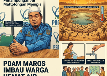 Krisis El Nino Mengancam, Penampungan Air Pattotongan Menipis: PDAM Maros Imbau Warga Hemat Air