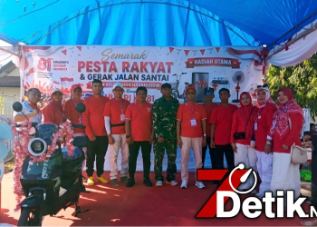 Lautan Merah Putih Padati Kelurahan Hasanuddin, Ratusan Warga Mandai Meriahkan Jalan Santai HUT RI