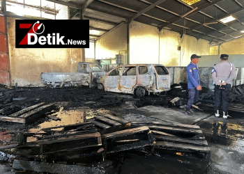 Gudang Sang Hyang Seri di Maros Hangus Terbakar, 30 Ton Benih Padi dan Dua Mobil Ludes Lalap Api