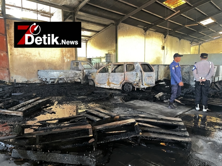 Gudang Sang Hyang Seri di Maros Hangus Terbakar, 30 Ton Benih Padi dan Dua Mobil Ludes Lalap Api