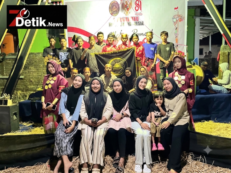 Semarak Malam Puncak HUT RI ke-81 di Cambayya, Sanggar Seni Ati Raja Tuai Apresiasi dan Sukses Bagikan Hadiah Lomba