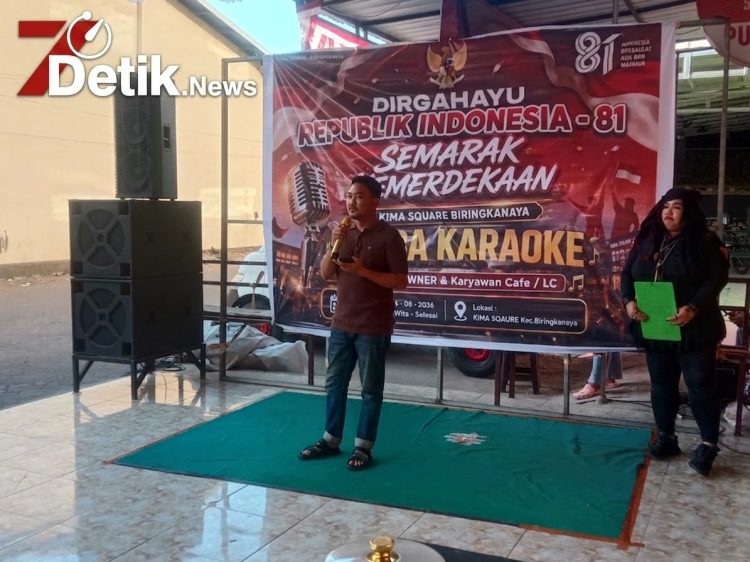 Menjunjung Jiwa Nasionalisme dan Tingkatkan Silaturahmi Warga, Komunitas Kima Square Gelar Lomba Karaoke Meriahkan HUT RI Ke-81
