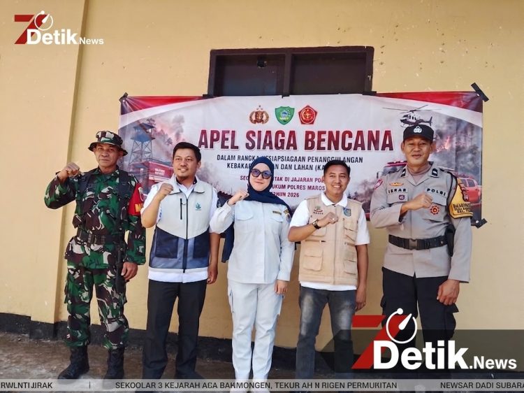 ANTISIPASI KARHUTLA AKIBAT EL NINO EKSTREM, TIGA PILAR DESA BONTO MANURUNG KABUPATEN MAROS PERKETAT PATROLI HUSUS KAWASAN HUTAN