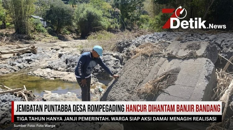 Tiga Tahun Menanti, Warga Puntabba Rompegading Siap Gelar Aksi Damai Menagih Jembatan