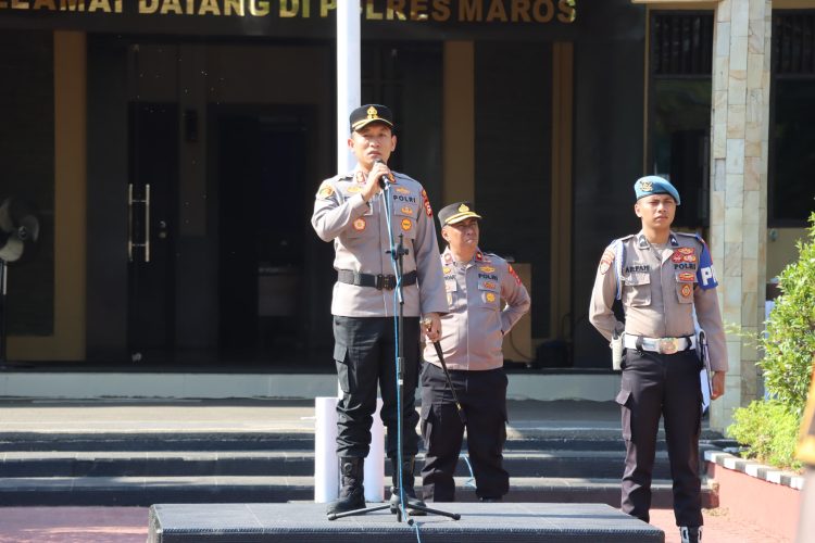 Tegas! Kapolres Maros AKBP Devi Sujana Warning Keras Anggota Jauhi Judi Online dan Jaga Integritas Institusi