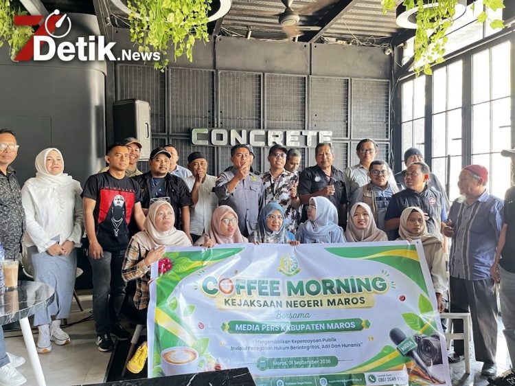 Memperkuat Sinergi dan Transparansi Hukum, Kejari Maros Gelar Coffee Morning Bersama Awak Media