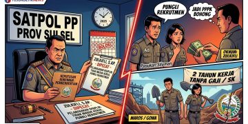 Gubernur Sulsel Pecat Oknum PNS Satpol PP Terkait Disiplin Jam Kerja dan Pungli Rekrutmen Bodong