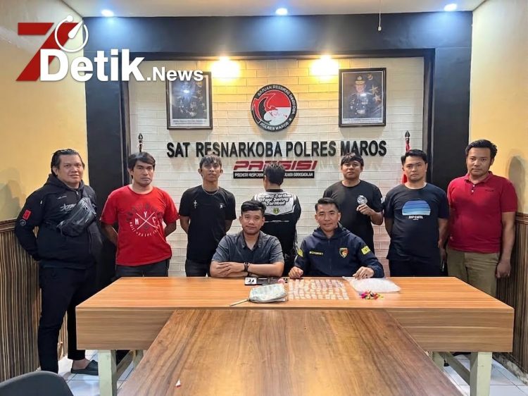 Pengedar Sabu Jaringan Instagram Diujungtanduk, Polres Maros Sita 20,65 Gram Barang Bukti