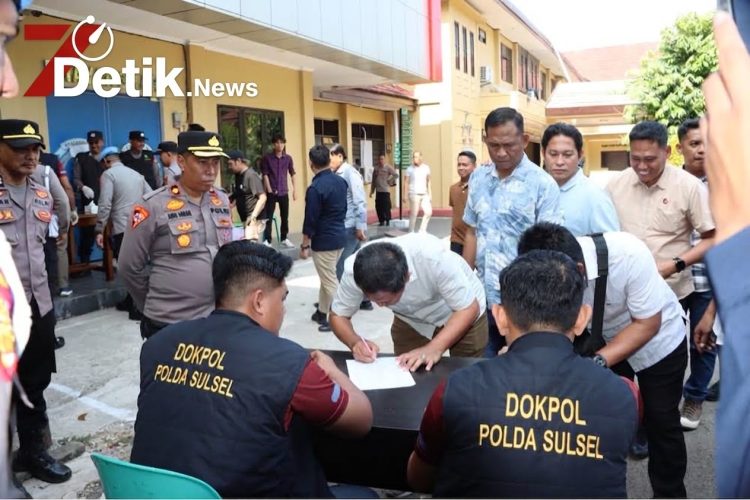 Tingkatkan Kedisiplinan dan Bersihkan Lingkungan Internal, Ratusan Personel Polres Maros Jalani Gaktibplin dan Tes Urine