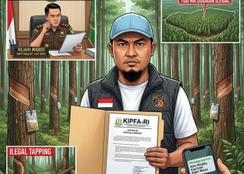Kejari Maros Atensi Laporan KIPFA-RI Soal Dugaan Ilegal Penyadapan Getah Pinus 100 Hektar di Desa Laiya