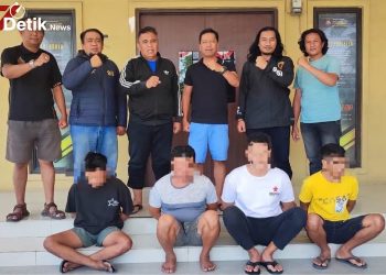 Polsek Lau Maros Ringkus Empat Pelaku Pencurian Sapi, Tiga Ekor Ternak Sempat Dijual Rp24 Juta