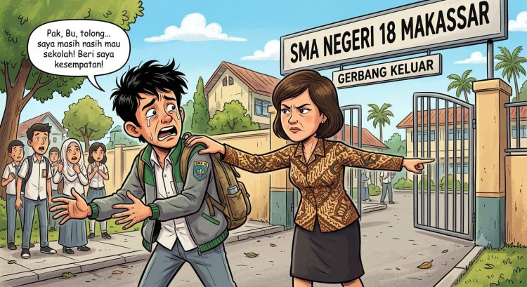 Main Domino Saat Istirahat, Siswa SMAN 18 Makassar Dikeluarkan Tanpa Surat Peringatan