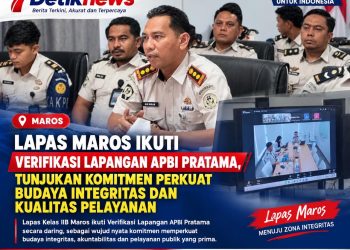 Lapas Maros Ikuti Verifikasi Lapangan APBI Pratama, Tunjukan Komitmen Perkuat Budaya Integritas dan Kualitas Pelayanan