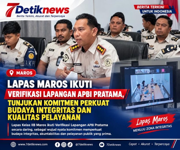 Lapas Maros Ikuti Verifikasi Lapangan APBI Pratama, Tunjukan Komitmen Perkuat Budaya Integritas dan Kualitas Pelayanan