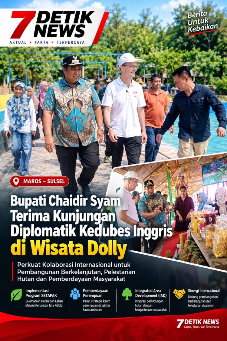 Bupati Chaidir Syam Terima Kunjungan Diplomatik Kedubes Inggris di Wisata Dolly