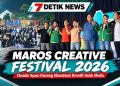 Maros Creative Festival 2026: Bupati Chaidir Syam Bersama Ratusan Anak Muda Perkuat Ekosistem Industri Kreatif Daerah