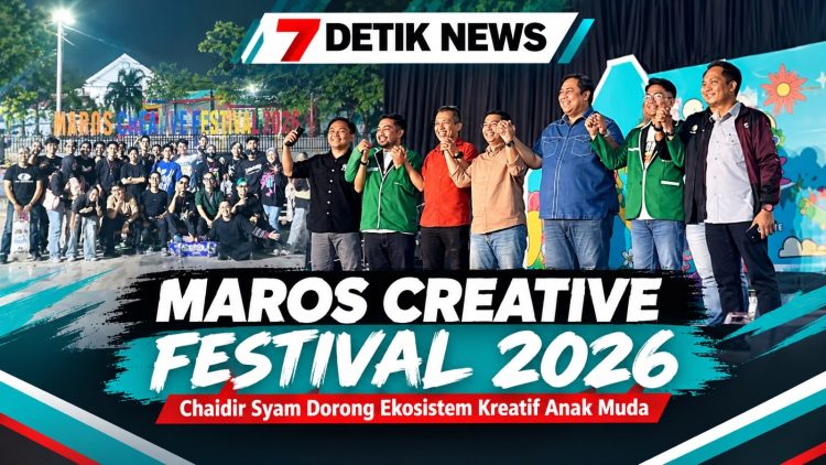 Maros Creative Festival 2026: Bupati Chaidir Syam Bersama Ratusan Anak Muda Perkuat Ekosistem Industri Kreatif Daerah