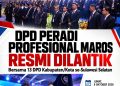 Resmi Dilantik, Pengurus DPD PERADI PROFESIONAL Maros Komitmen Perluas Akses Bantuan Hukum Hingga ke Pelosok Desa