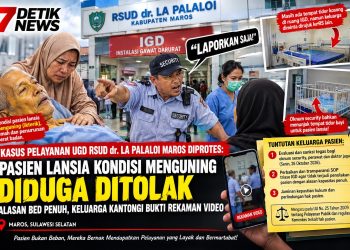 Kasus Pelayanan UGD RSUD dr. La Palaloi Maros Diprotes: Pasien Lansia Kondisi Menguning Diduga Ditolak Alasan Bed Penuh, Keluarga Kantongi Bukti Rekaman Video