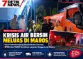 Krisis Air Bersih Meluas di Maros: Desa Pattontongang Masuk Status Darurat, BPBD dan PDAM Kerahkan Layanan hingga Larut Malam