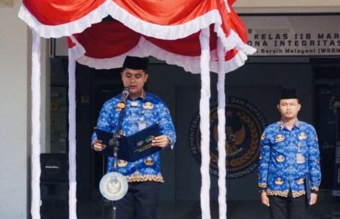Lapas Maros Kobarkan Semangat Kebangsaan: Jadikan Pancasila Landasan Utama Integritas Pemasyarakatan