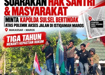 HMI Cabang Makassar Desak Kapolda Sulsel Turun Tangan Atasi Penutupan Jalan Istiqamah Maros yang Sudah Tiga Tahun Meresahkan Warga dan Santri