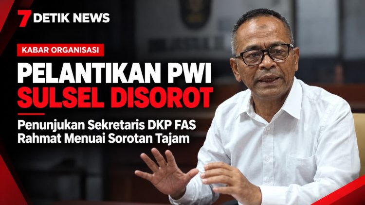 Pelantikan PWI Sulsel Diwarnai Isu Pelanggaran AD/ART: Penunjukan Sekretaris DKP FAS Rahmat Menuai Sorotan Tajam
