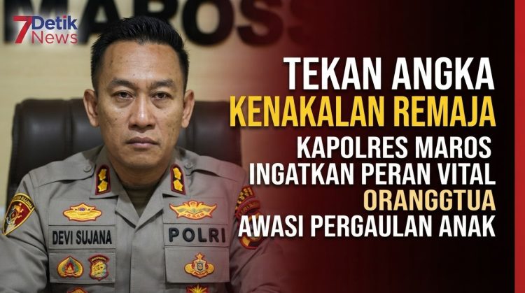 Tekan Angka Kenakalan Remaja, Kapolres Maros Ingatkan Peran Vital Orangtua Awasi Pergaulan Anak