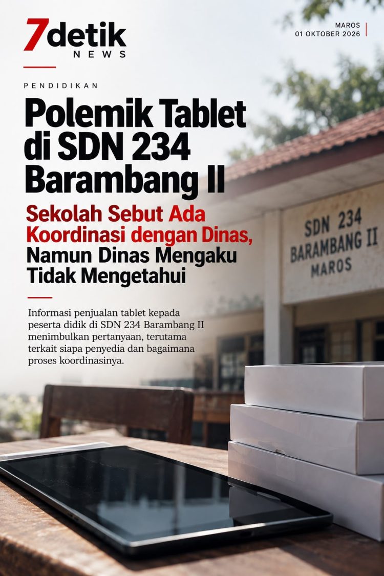 SEKOLAH DASAR JADI RUANG TRANSAKSI TABLET, DI MANA BATAS KEWENANGAN DAN PENGAWASANNYA?
