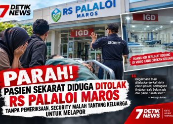 Parah! Pasien Sekarat Diduga Ditolak RS Palaloi Maros Tanpa Pemeriksaan, Security Malah Tantang Keluarga untuk Melapor